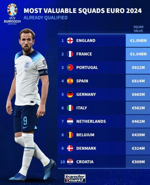 欧洲杯个人身价排名（欧洲杯球员身价排行榜）