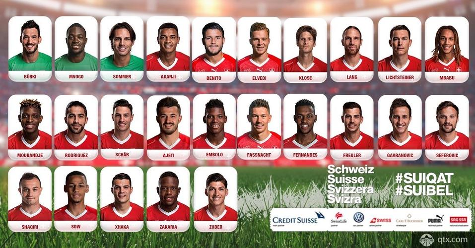 瑞士欧洲杯球员名单公布（瑞士欧洲杯人员）